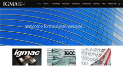 Desktop Screenshot of igmaonline.org